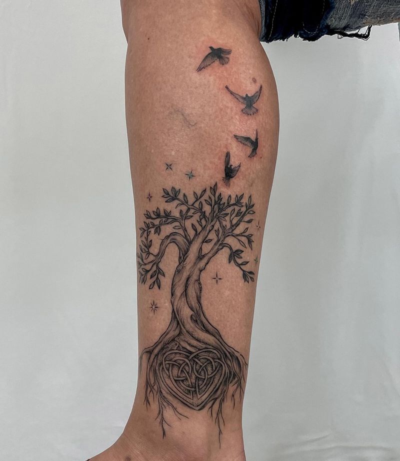 Tree Of Life Memorial Tattoo