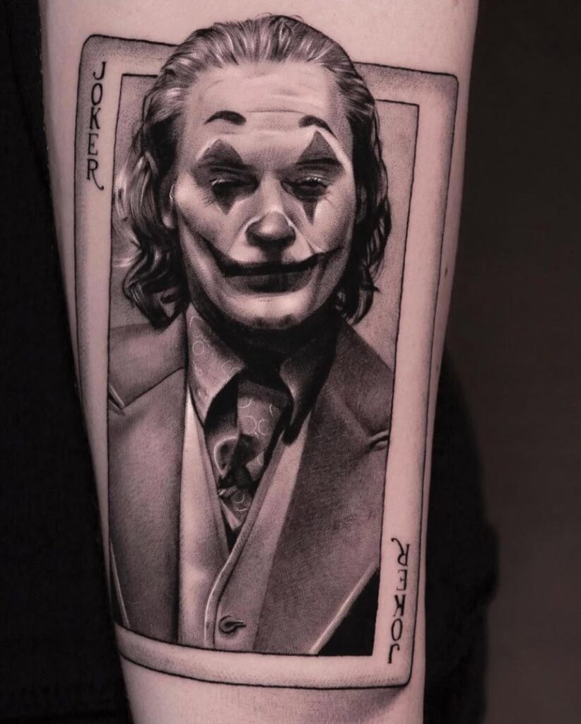 Hyperrealistic Joker Tattoo