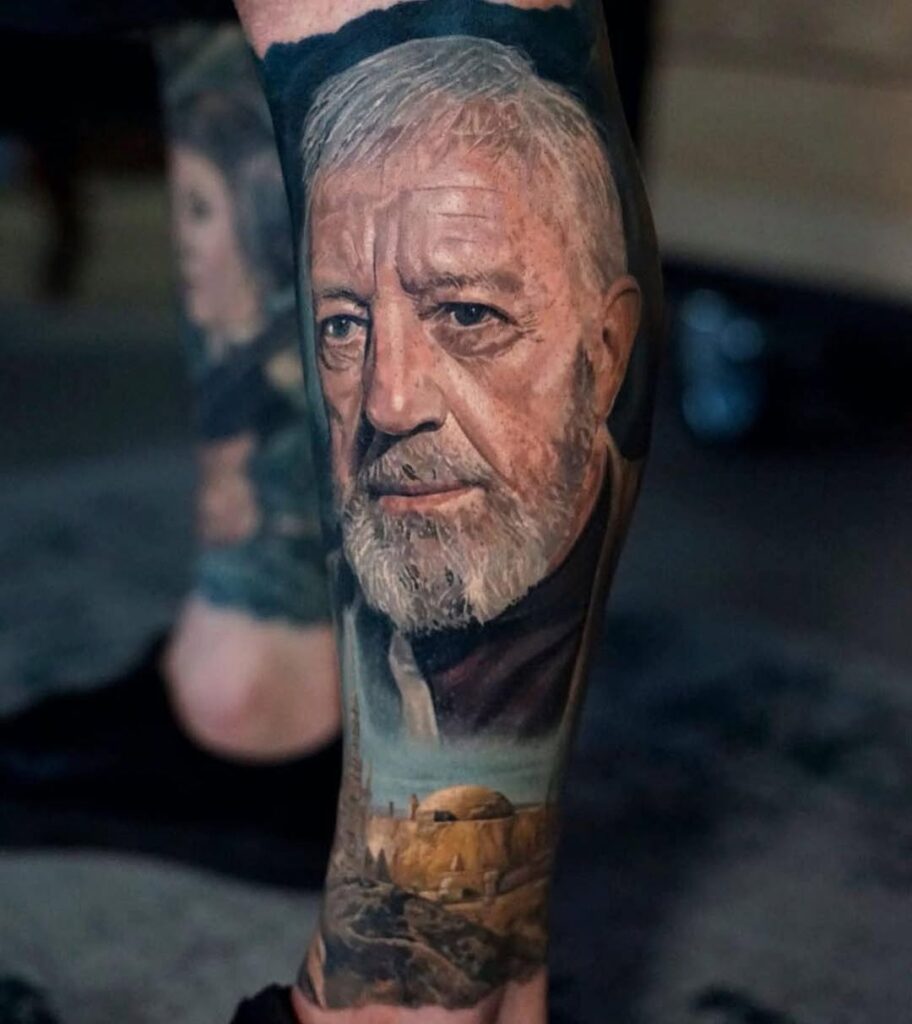 Hyperrealistic Portrait Tattoo