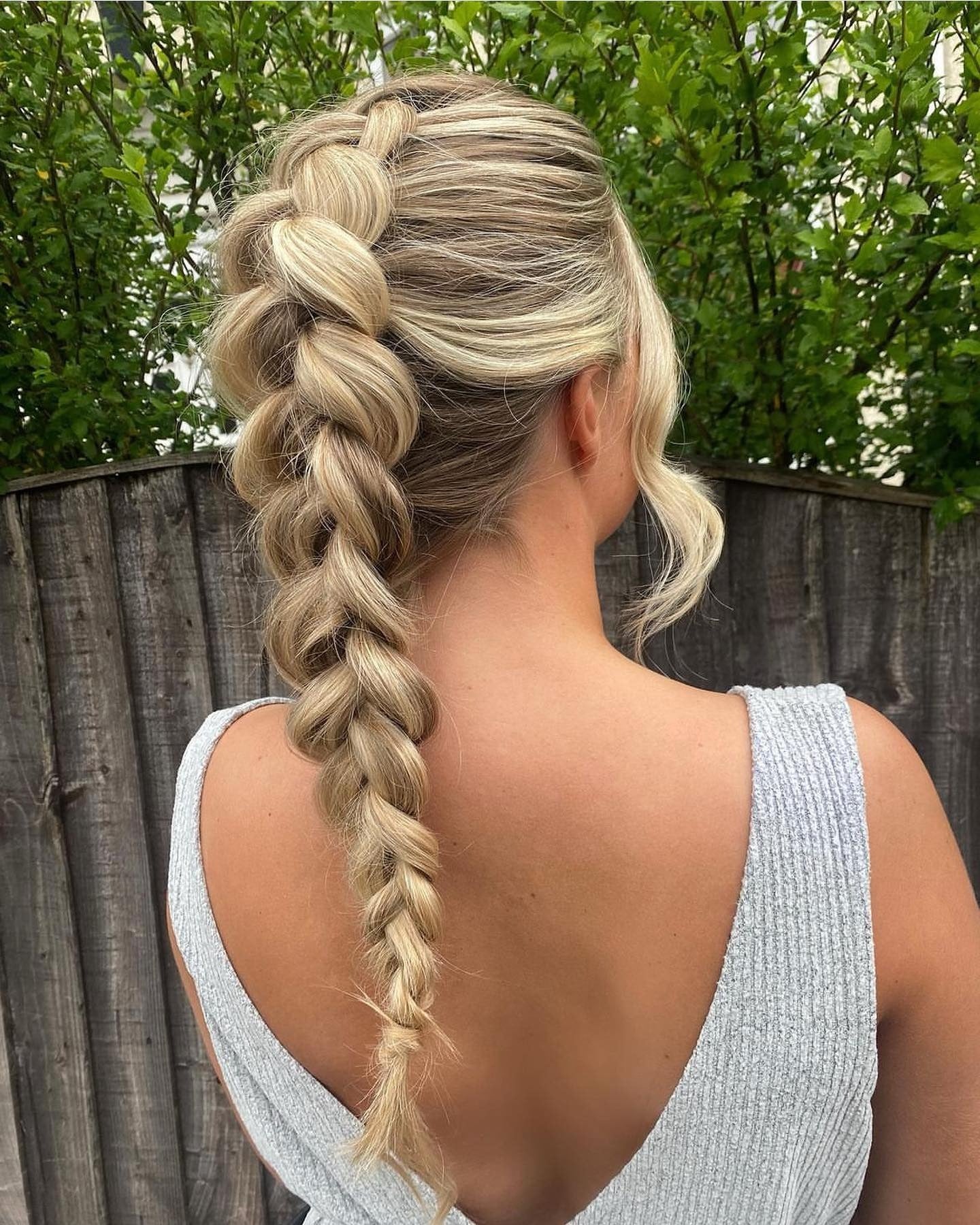2. Textured Blonde Mohawk Braid (Summer Hairstyles)