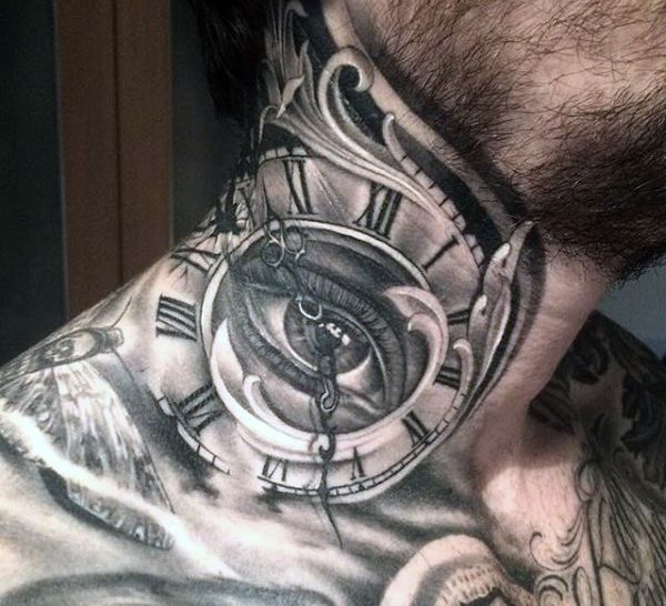 80 Clock Tattoo Designs for Men [2024 Inspiration Guide]