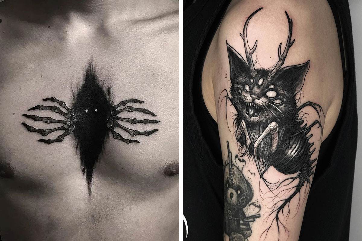 100 Gothic Tattoos To Get Some Bright Ideas From | Bored Panda