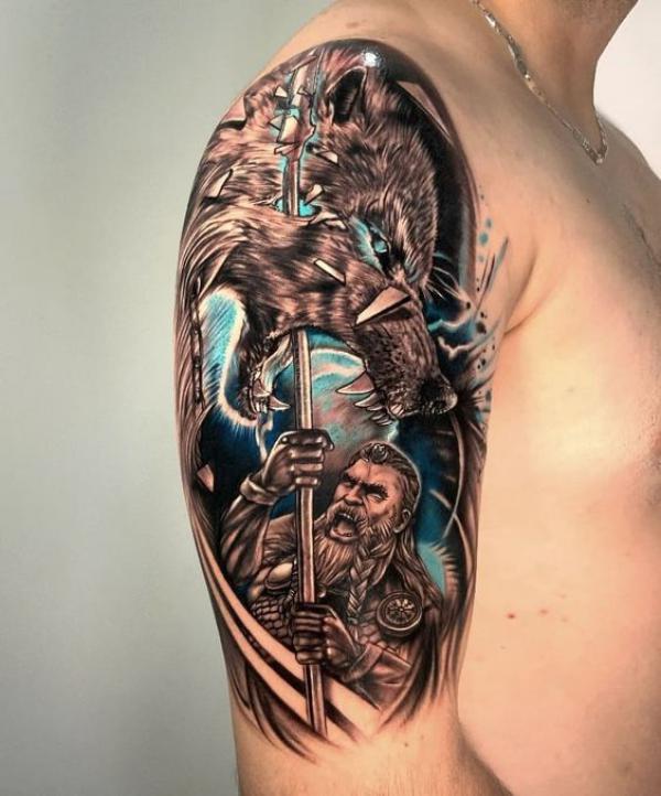 Viking Fenrir Tattoo: Meaning and Designs | Art and Design