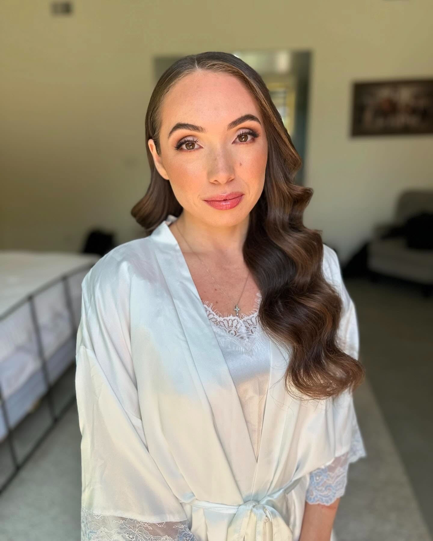 12. Glossy Side-Parted Waves in Chestnut Brown (Elegant Hairstyles)