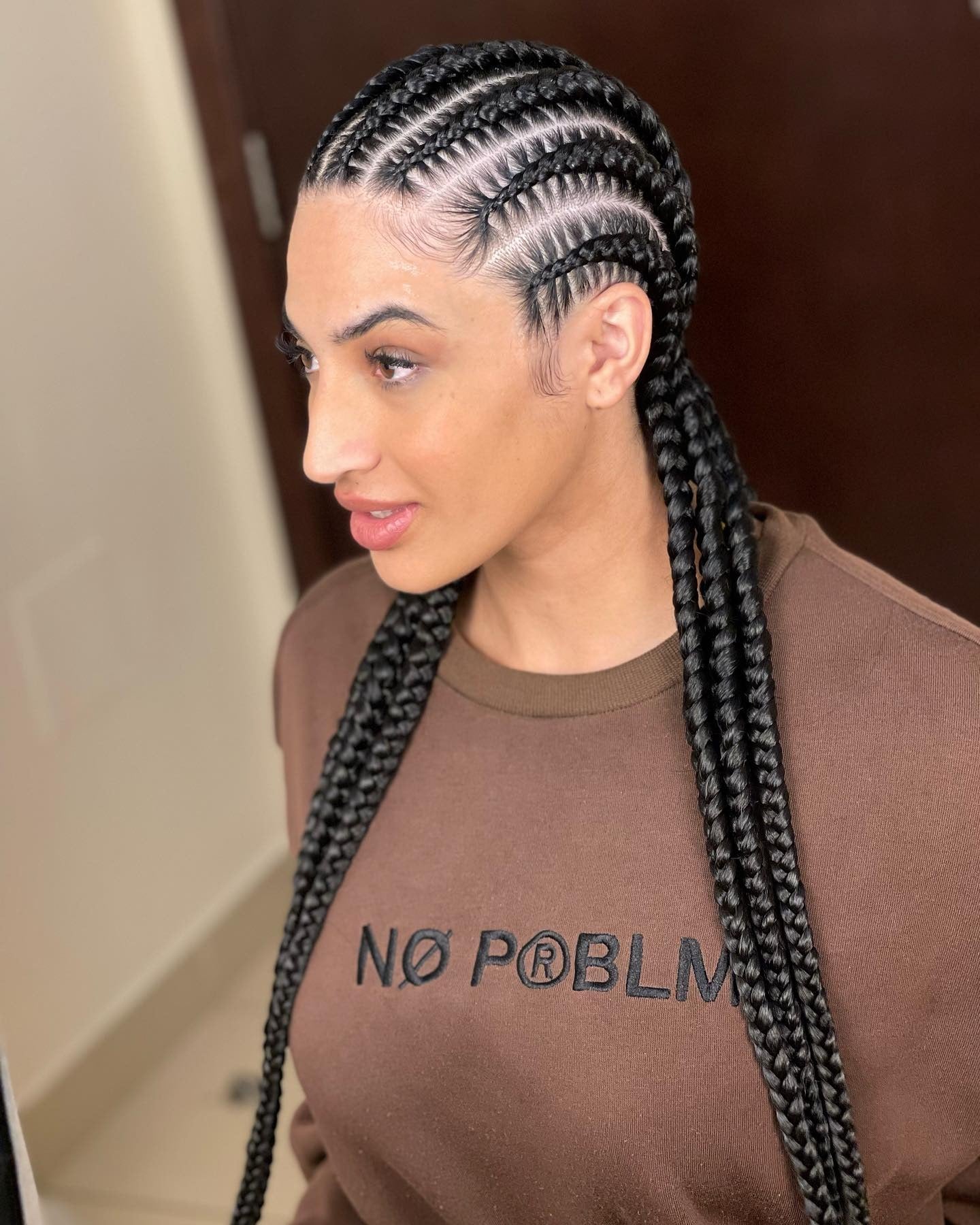 5. Neat Straight-Back Cornrows (Cornrow Hairstyles)