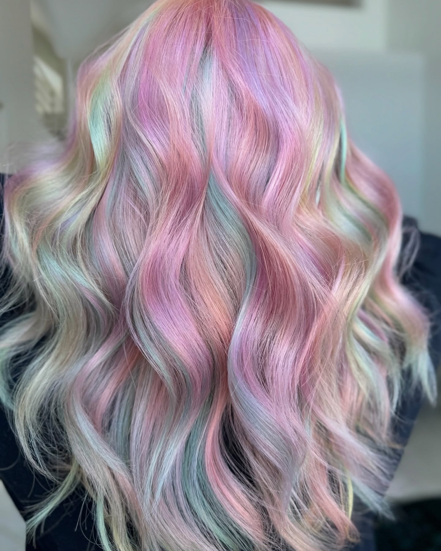 3. Soft Cotton Candy Pastels with Iridescent Shine (Pastel Hair Colors)