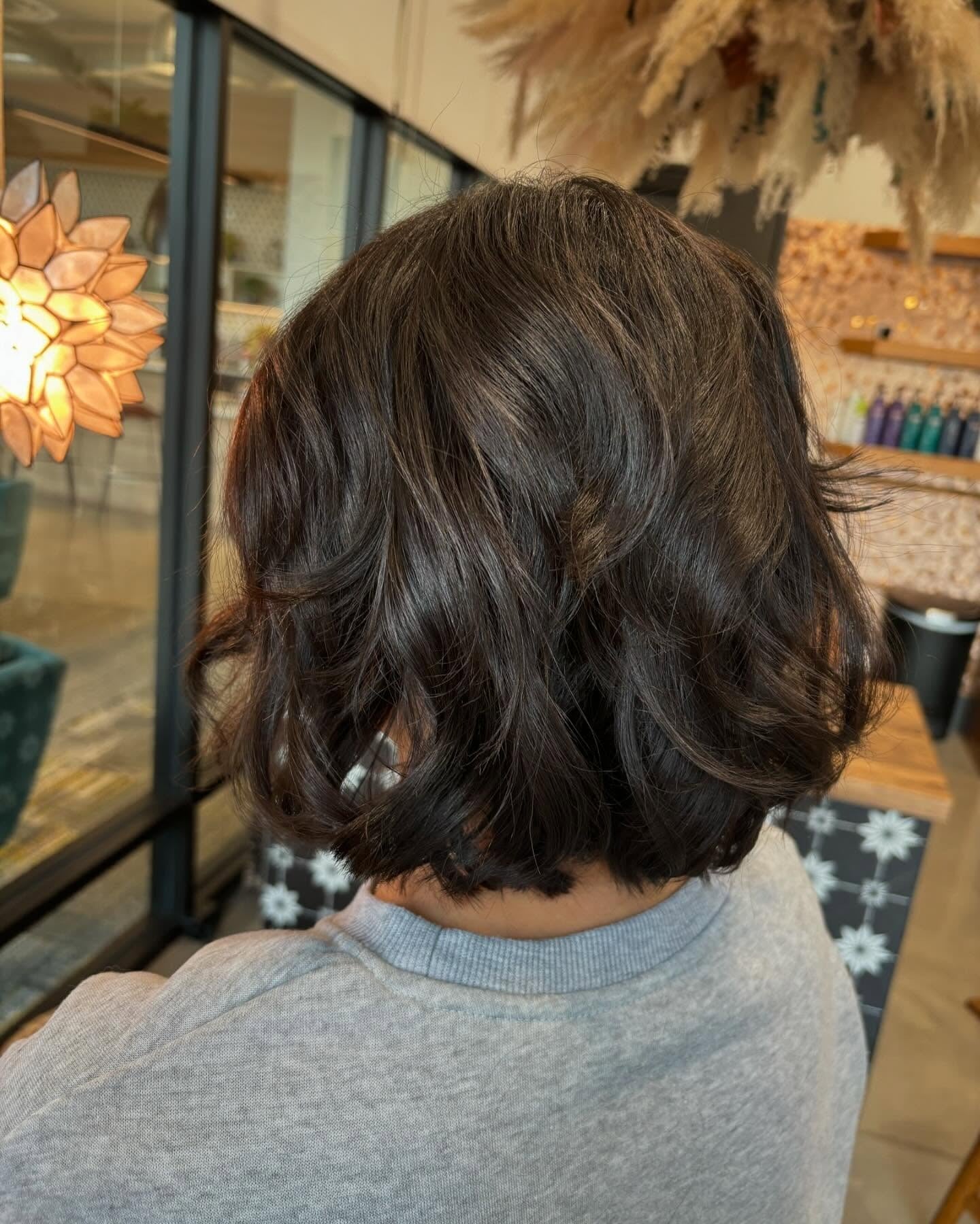 5. Textured Bob in Rich Chocolate Brown (Short Layered Haircuts)