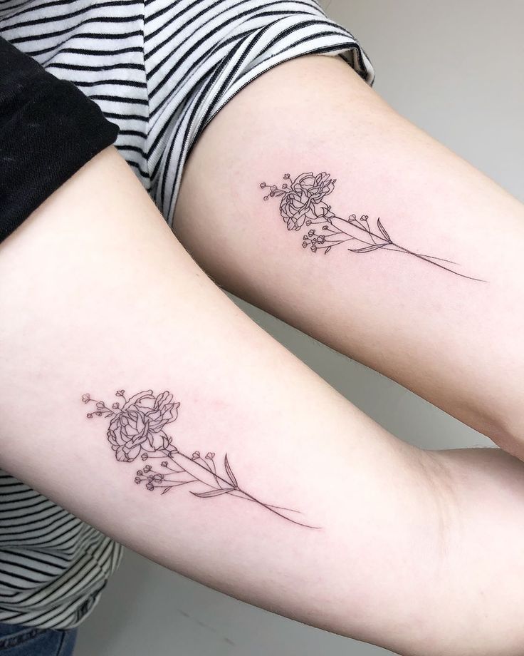Delicate Floral Pair