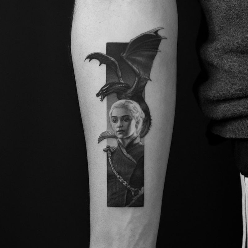 Daenerys Targaryen Pop Culture Tattoo