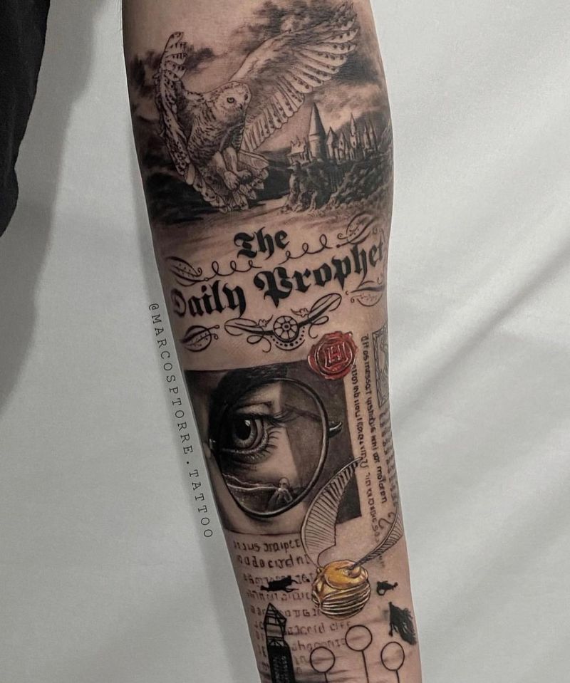 Harry Potter Pop Culture Tattoo