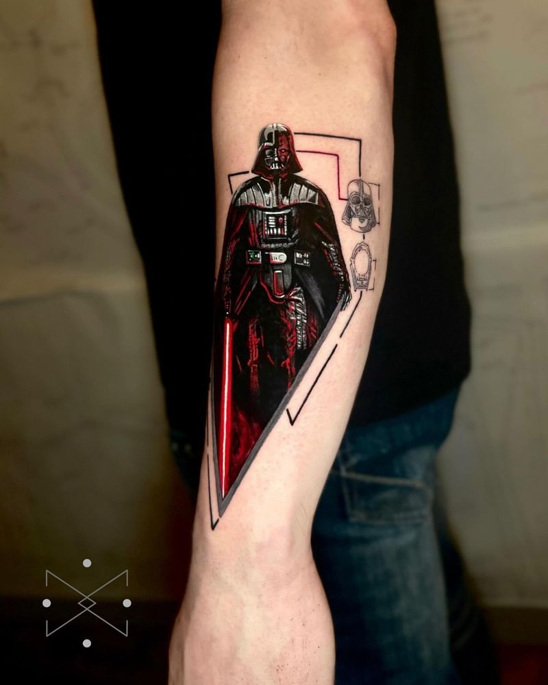  Darth Vader Pop Culture Tattoo