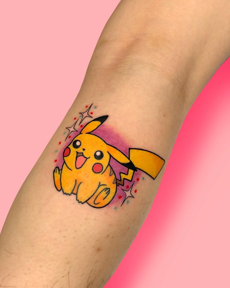Pikachu Pop Culture Tattoo