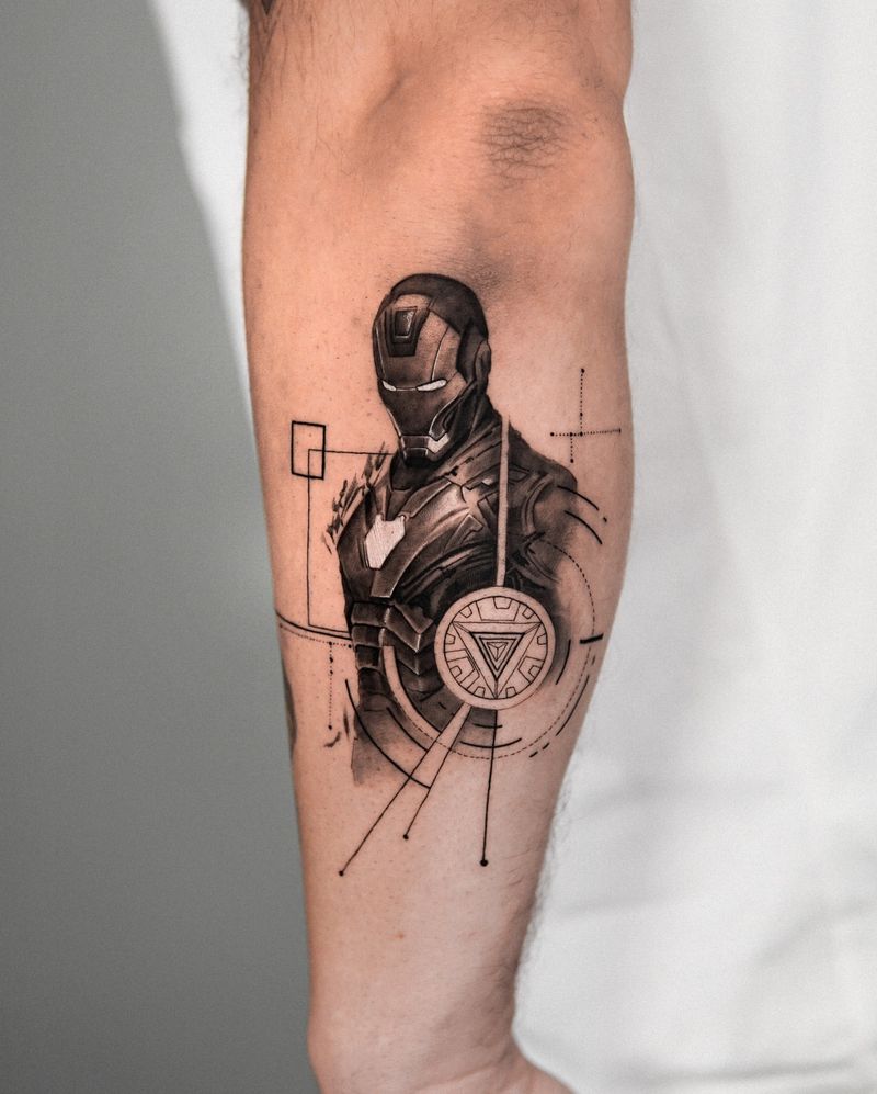 Iron Man Pop Culture Tattoo