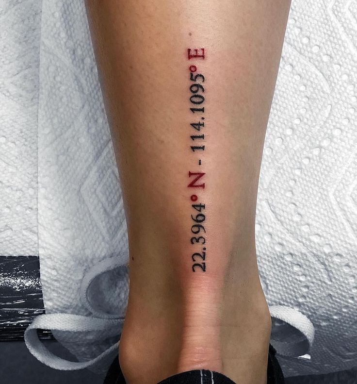 Meaningful Coordinates Ankle Ink