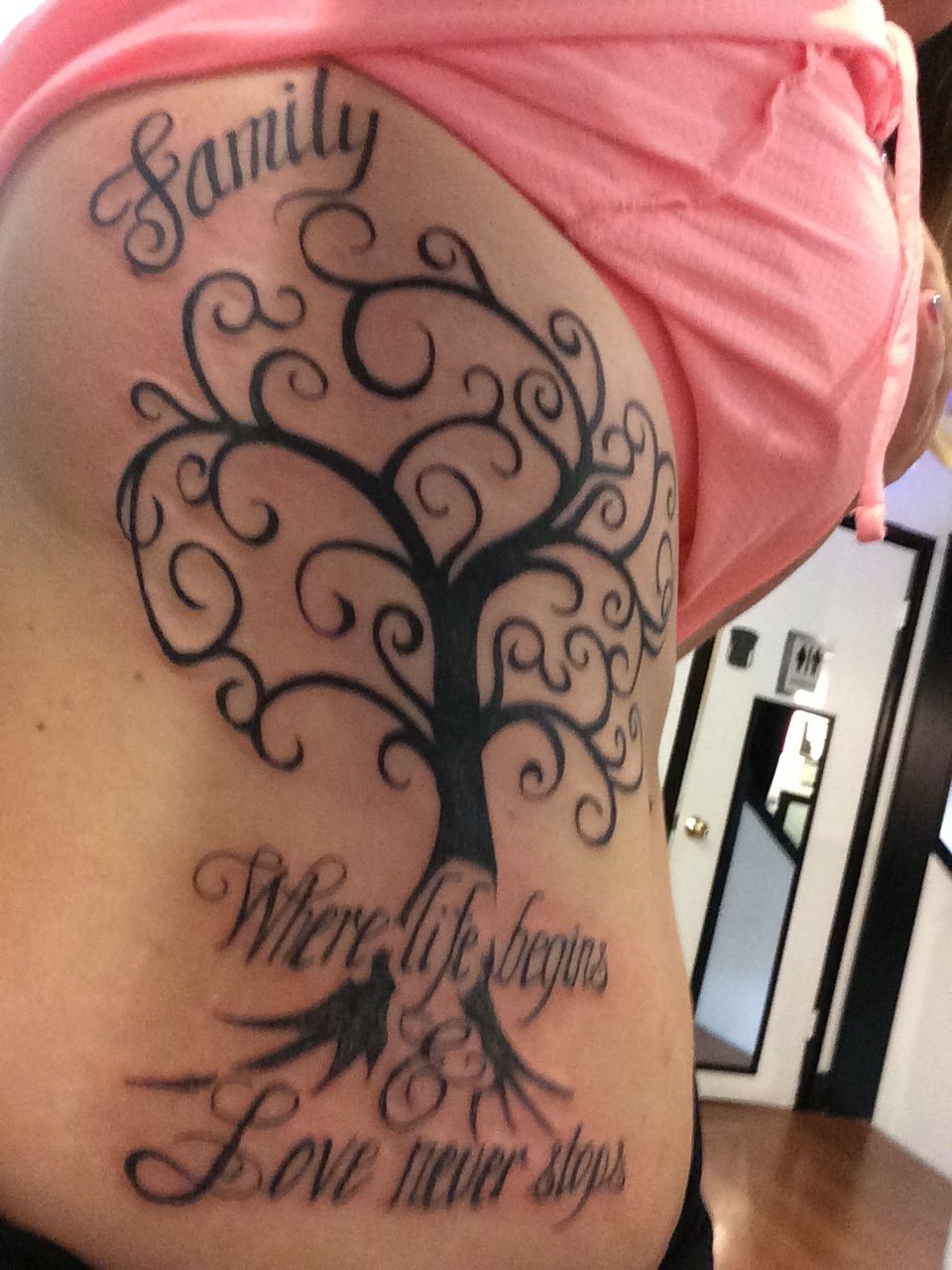 Family Tree Thigh Piece