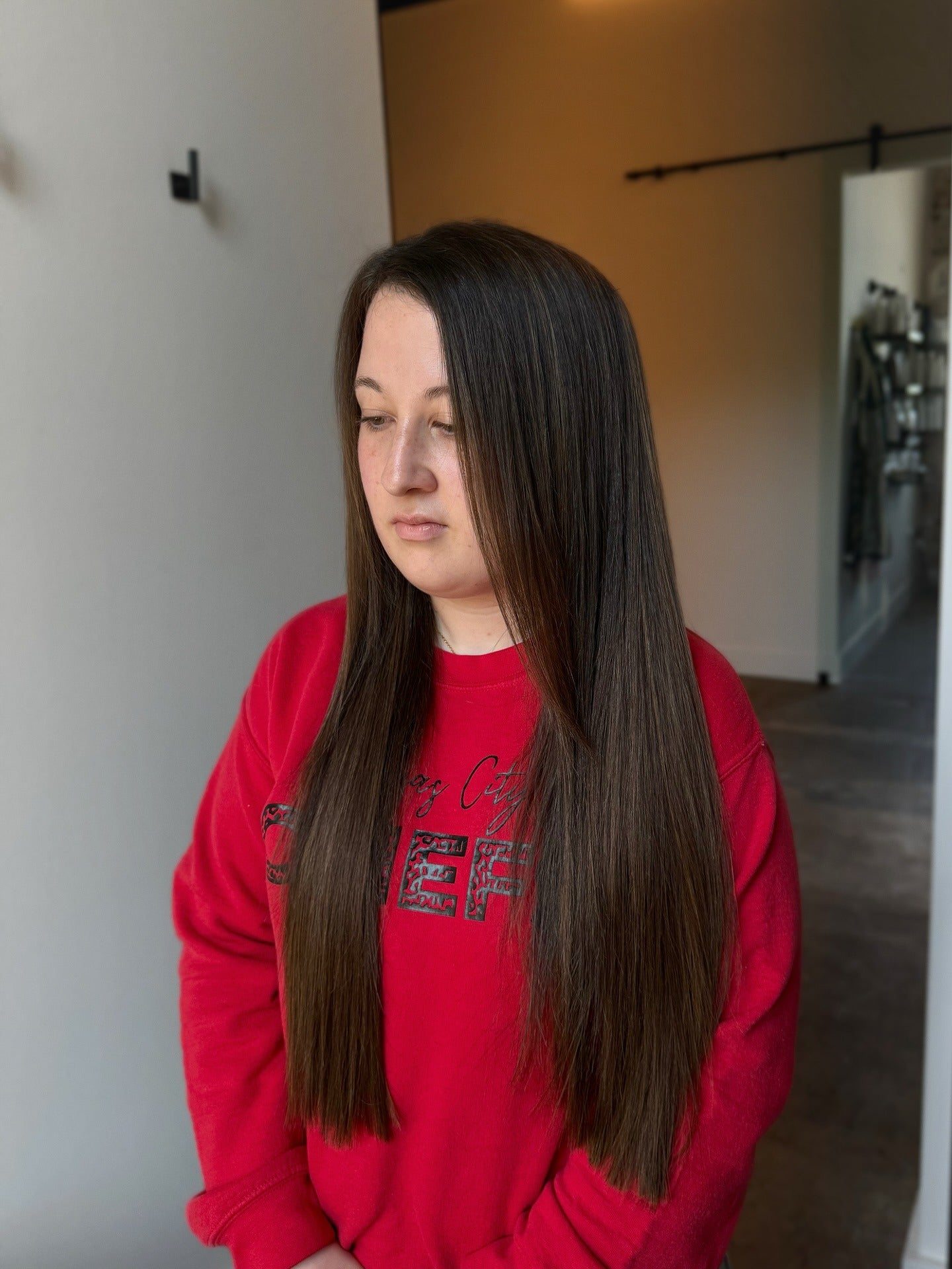 10. Straight and Sleek Dark Brunette (Brunette Hair Color)