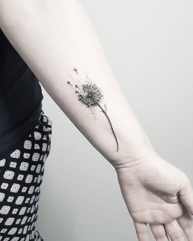 103 Impressive Dandelion Tattoos [2024 Inspiration Guide]