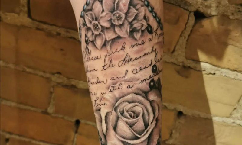 Roses, Lilies, and Forget-Me-Nots