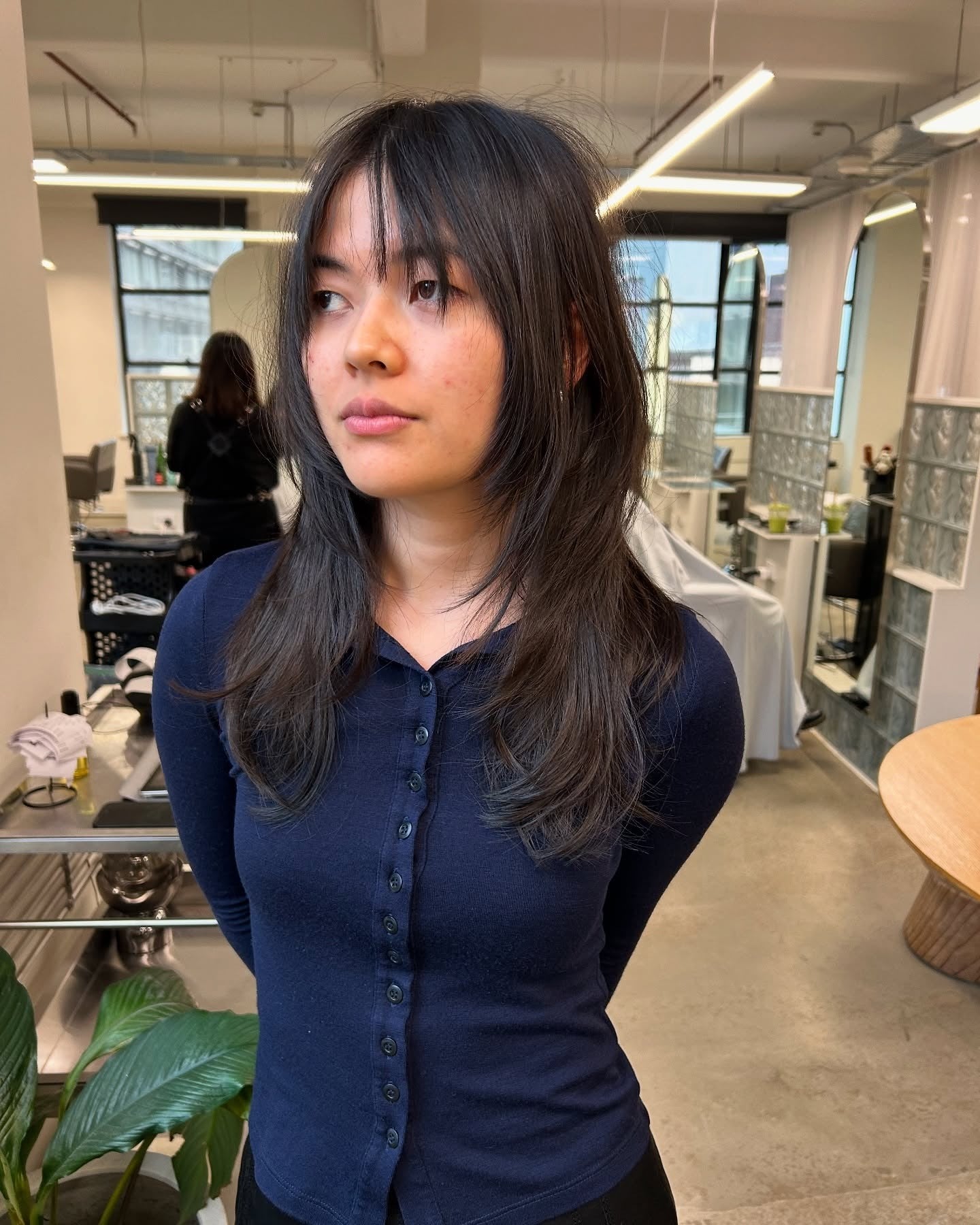 16. Soft Layered Shag with Wispy Curtain Bangs (Shaggy Haircut)