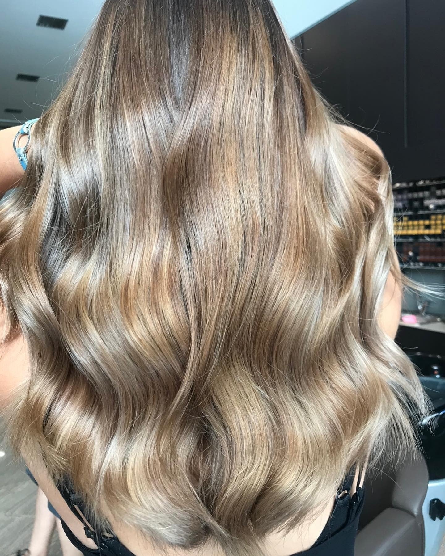 7. Bright Sandy Blonde with Soft Glam Finish (Sandy Blonde Hair Color)