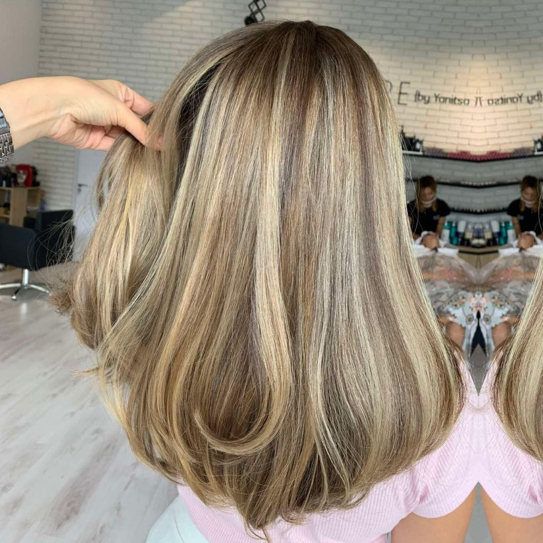 16. Soft Sandy Blonde with Subtle Contour Layers (Sandy Blonde Hair Color)