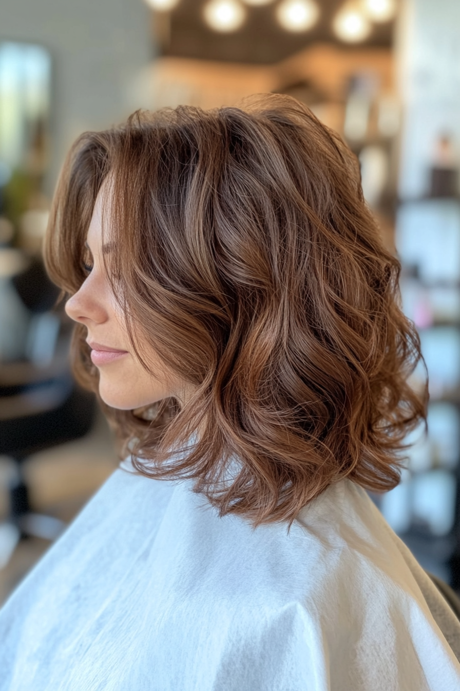 12. Undone Curls with Walnut Brown Volume (Boho Haircuts) - Boho Haircuts