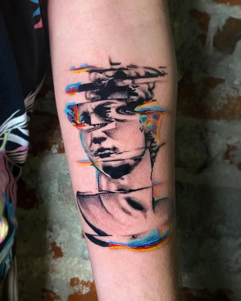30 Best Glitch Tattoo Ideas You Should Check