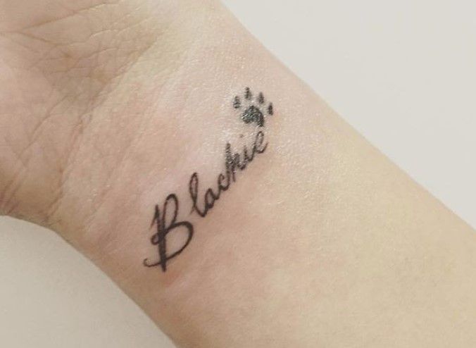 20 Best Dog Name Tattoo Designs