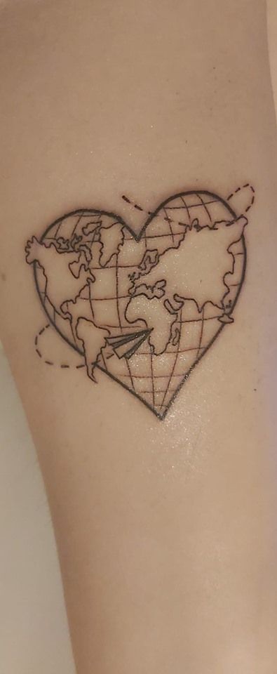 Map tattoo