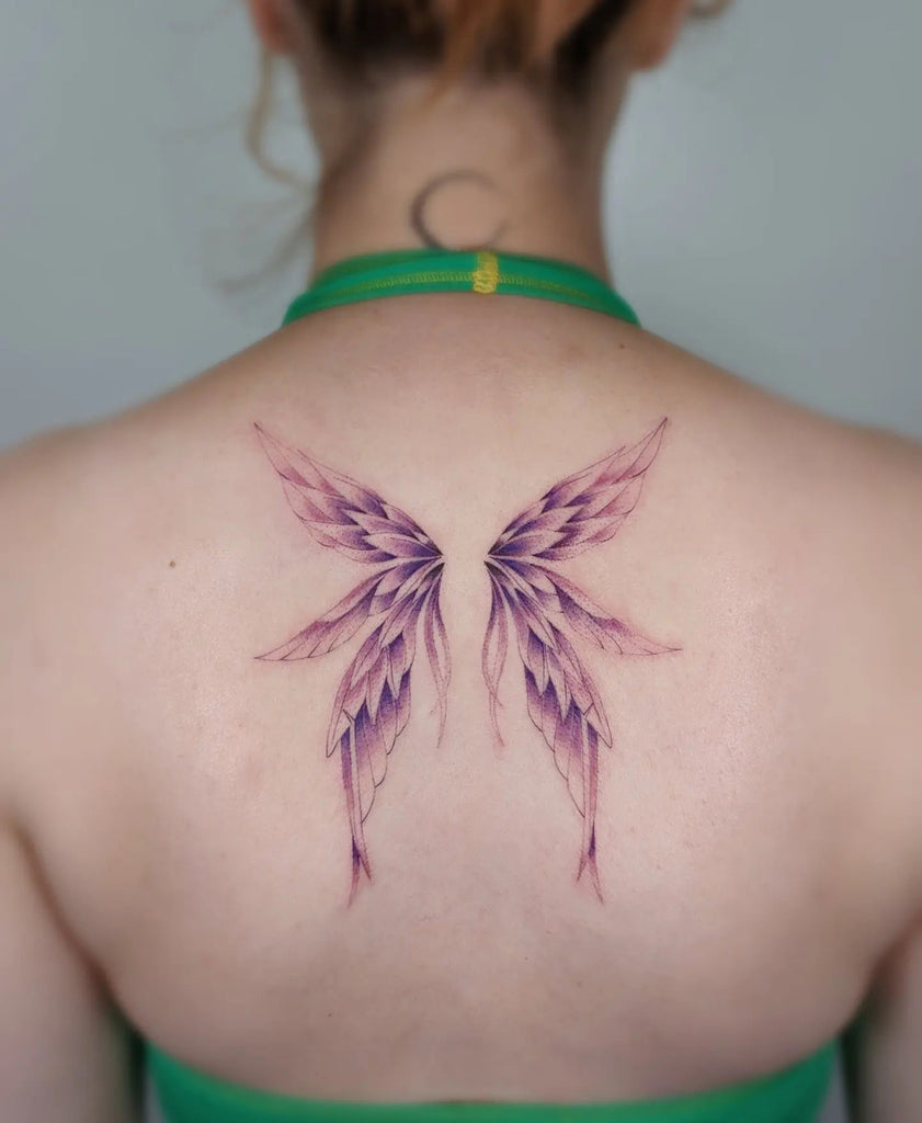 30 Best Angle Wing Tattoo Ideas You Should Check