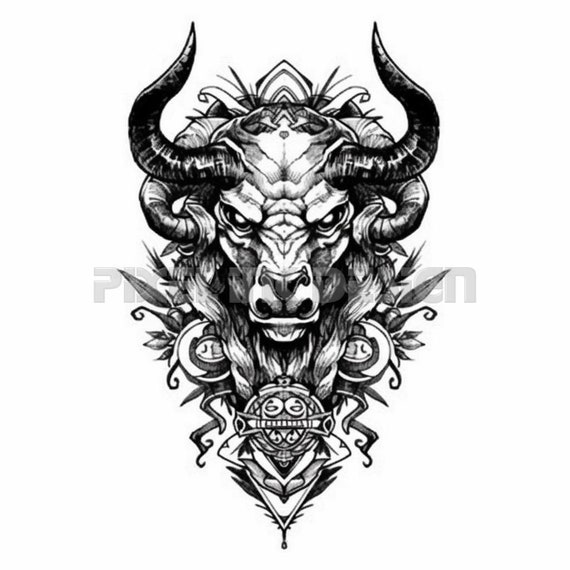 Minotaur Tattoo Transparent Background Download High Resolution ...