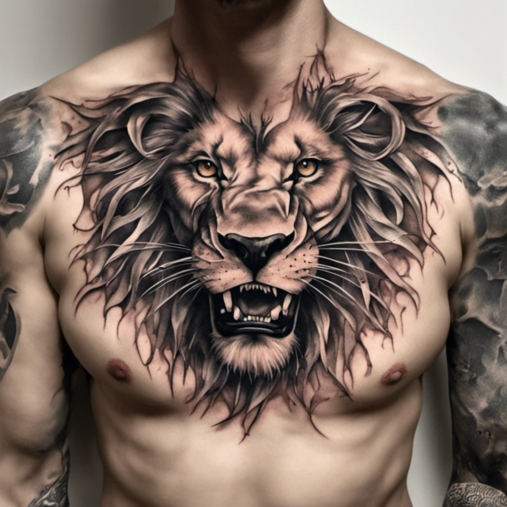 96 Lion Tattoo Ideas Created With Ai | artAIstry