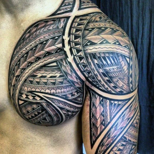 50 Cool Polynesian Chest Tattoo Designs for Men [2024 Guide]