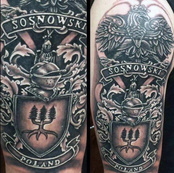43 Family Crest Tattoos for Men