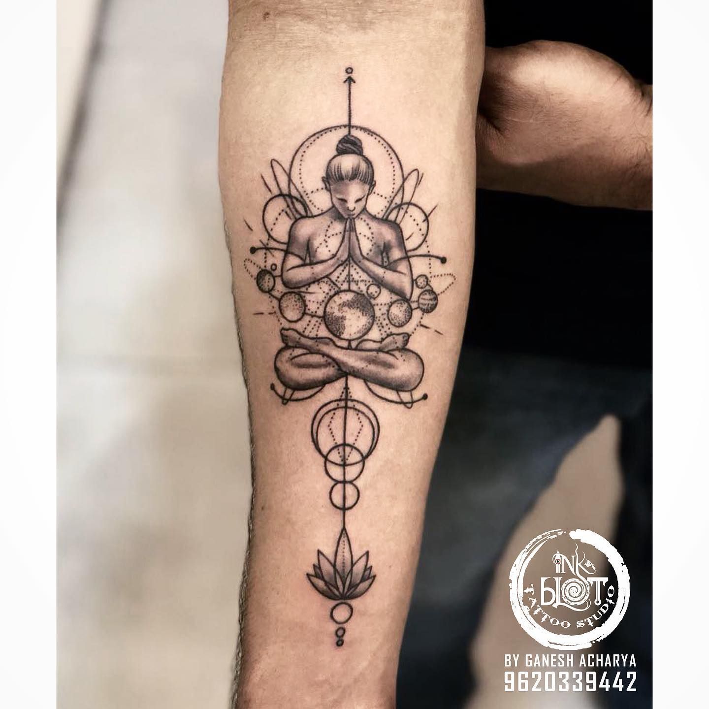 Geometric buddha tattoo | Creative tattoos, Inspirational tattoos ...