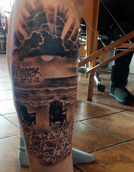 113 Awesome Beach Tattoos for Men [2024 Inspiration Guide]