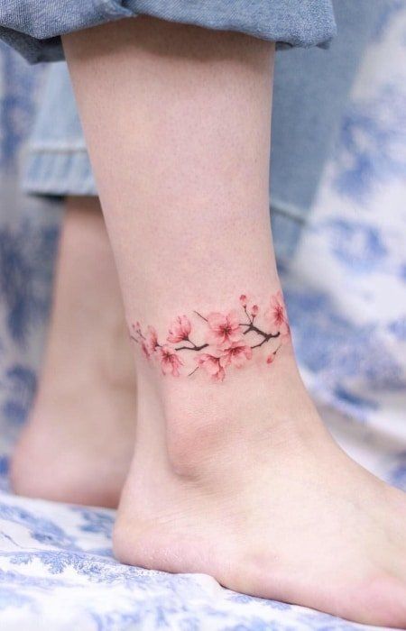 70 Beautiful Cherry Blossom Tattoo Designs