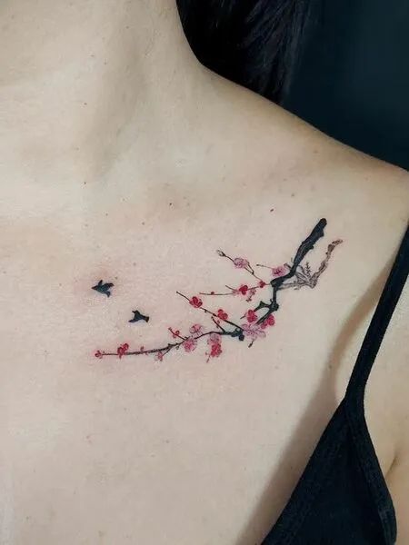 25 Beautiful Cherry Blossom Tattoos In 2023 - Tattoo Pro