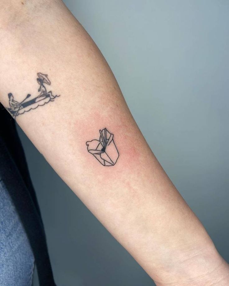 Chinese Takeout Box Tattoo