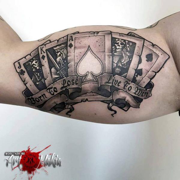 45 Stunning Playing Cards Tattoo Ideas | Art and Design