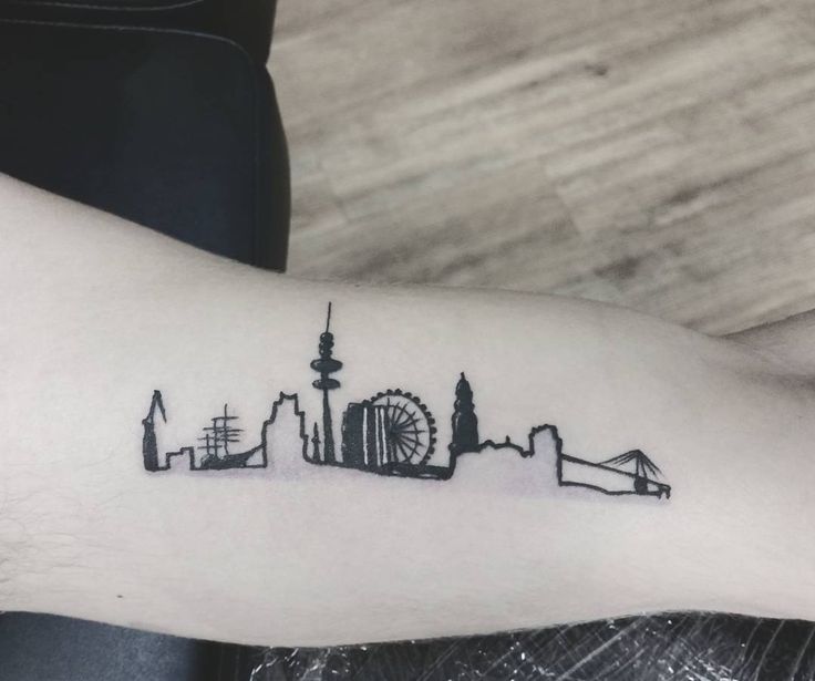 32 City Skyline Tattoos That Prove Home Is Where Your Ink Is