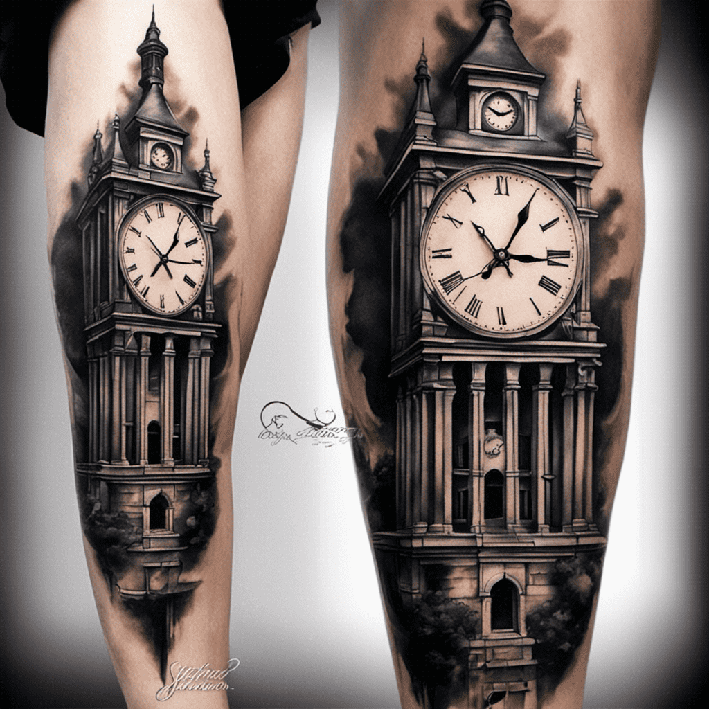 66 Clock Tattoo Ideas Created With AI | artAIstry