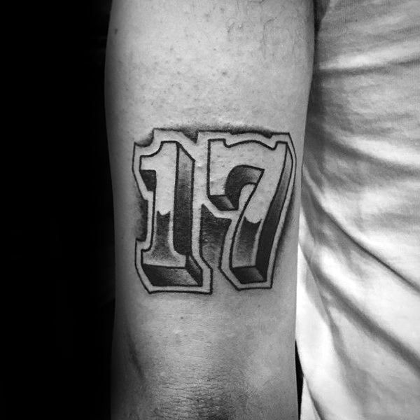 63 Amazing Number Tattoos for Men [2024 Inspiration Guide]