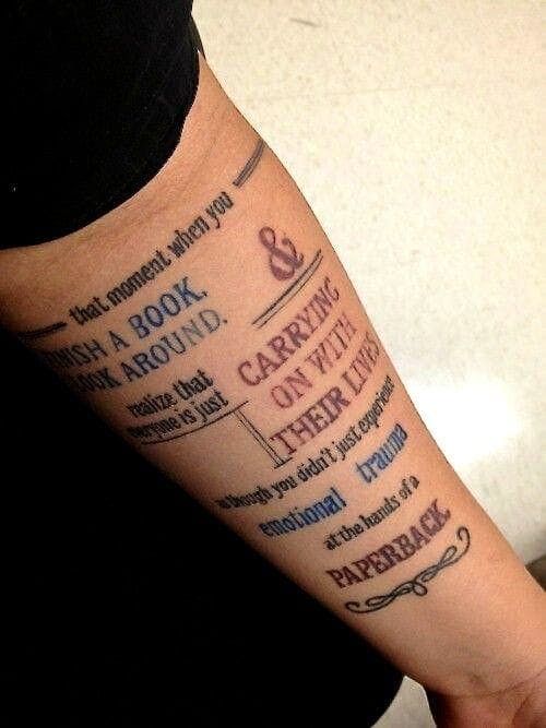 50 Literary Tattoos