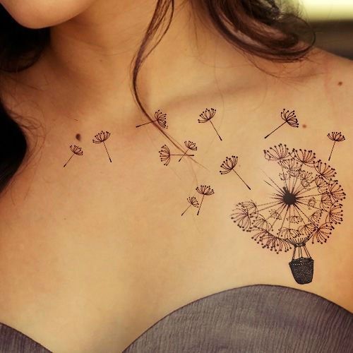 35 Breathtaking Dandelion Tattoo Designs