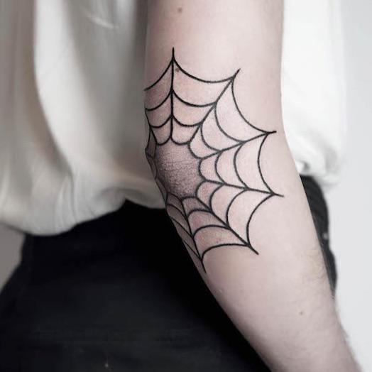 What's your guys opinion on spiderweb elbow tattoos? : r/tattooadvice