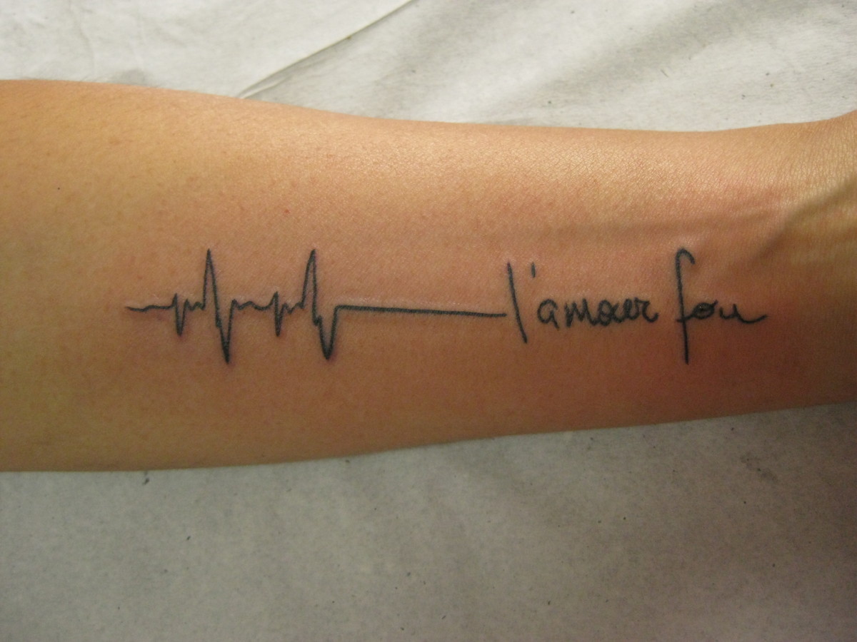 Heartbeat or EKG Line Tattoo Designs and Meanings - HubPages