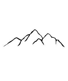 rocky mountains outline tattoos