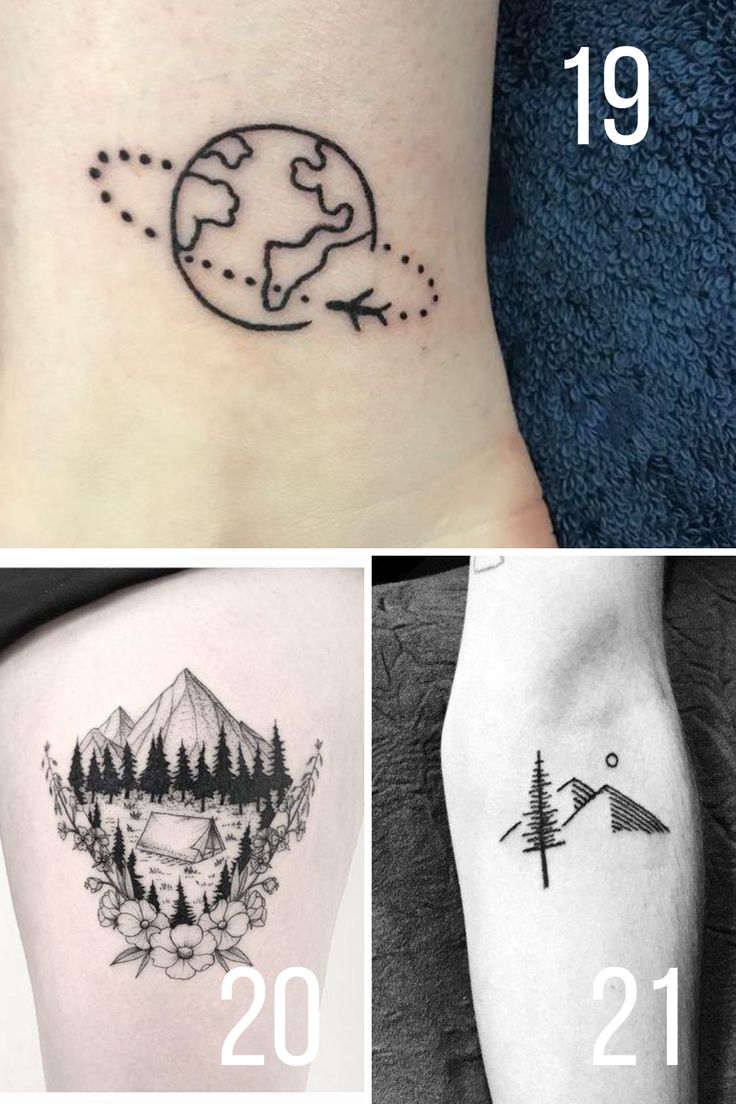 29 Wanderlust Tattoo Ideas for a Travelers Heart