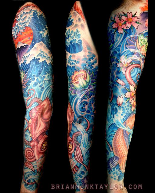 Great wave sleeve 2